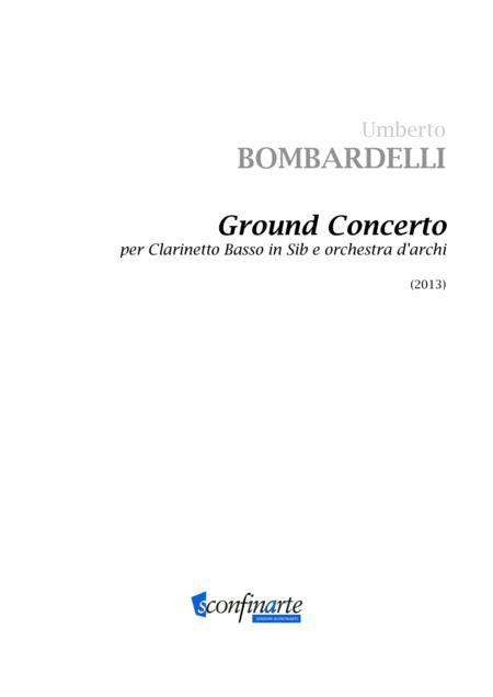 Ground Concerto Per Clarinetto Basso In Sib E Orchestra D Archi Sheet Music