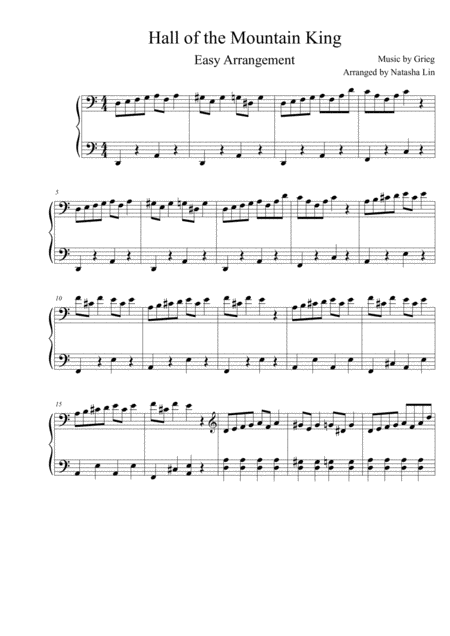 Hall Of The Mountain King Sheet Music