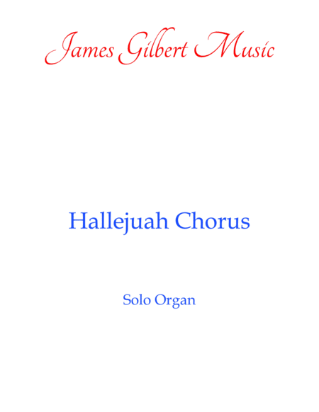 Free Sheet Music Hallelujah Chorus Or112