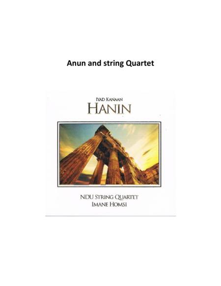 Hanin Qanun Quintet Sheet Music