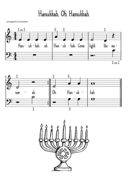 Hanukkah Oh Hanukkah Sheet Music