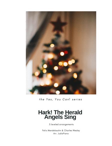 Free Sheet Music Hark The Herald Angels Sing 3 Leveled Arrangements