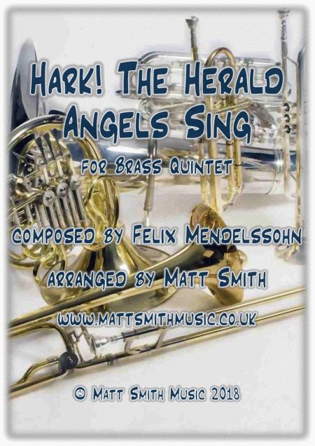 Free Sheet Music Hark The Herald Angels Sing By Felix Mendelssohn Brass Quintet