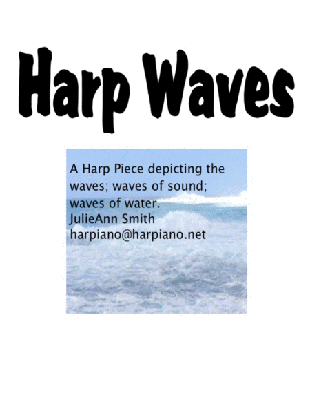 Free Sheet Music Harp Waves