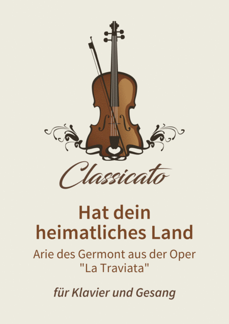 Hat Dein Heimatliches Land Sheet Music