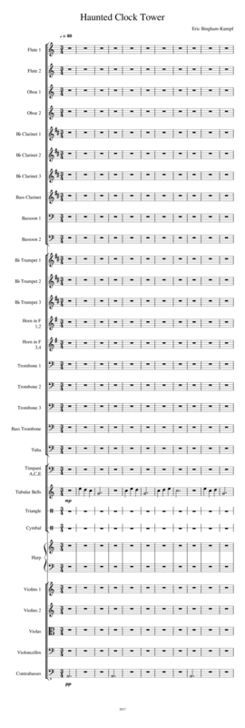 Haunted Clock Tower Sheet Music