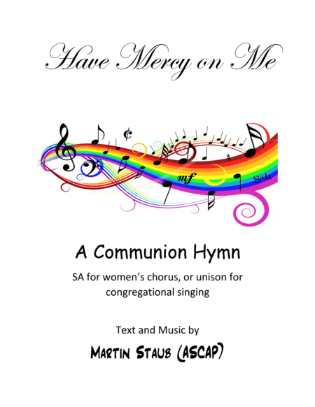 Have Mercy On Me Sheet Music