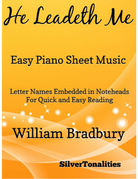 Free Sheet Music He Leadeth Me Easy Piano Sheet Music