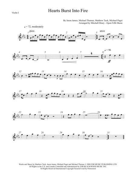 Hearts Burst Into Fire Sheet Music