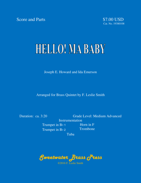 Hello Ma Baby Sheet Music