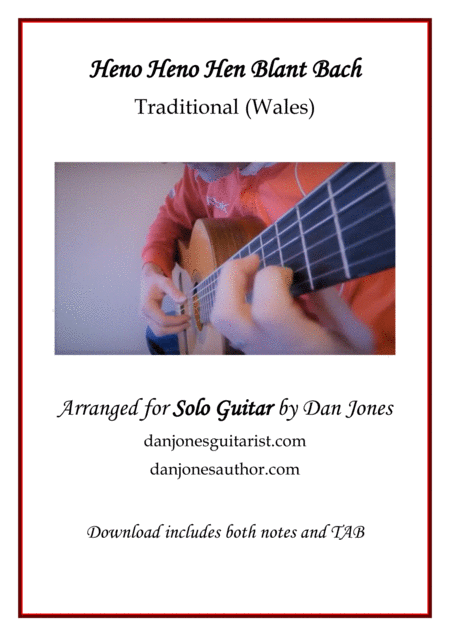 Free Sheet Music Heno Heno Hen Blant Bach For Solo Guitar