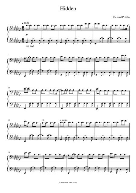 Hidden Sheet Music