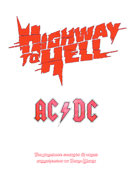 Highway To Hell Trombone Quartet Sheet Music