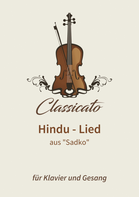 Free Sheet Music Hindu Lied
