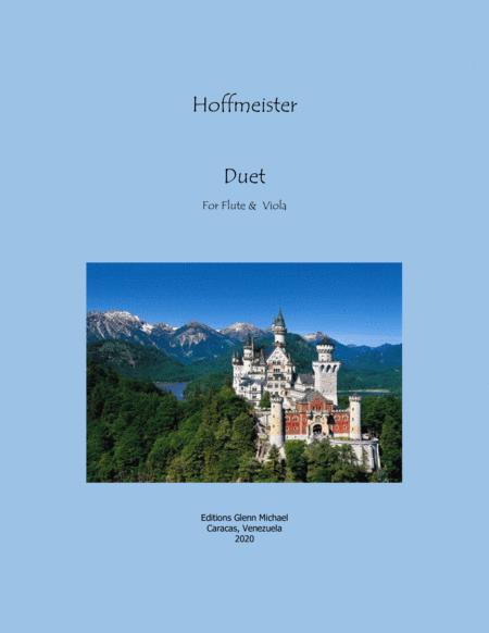 Free Sheet Music Hoffmeister Flute Viola Duet