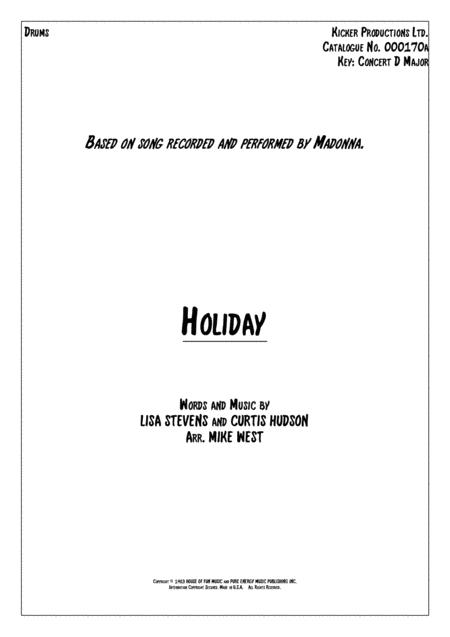 Free Sheet Music Holiday Drums