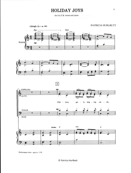 Holiday Joys Sheet Music