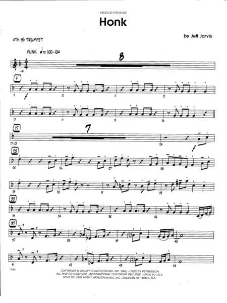 Honk 1st Trombone Sheet Music