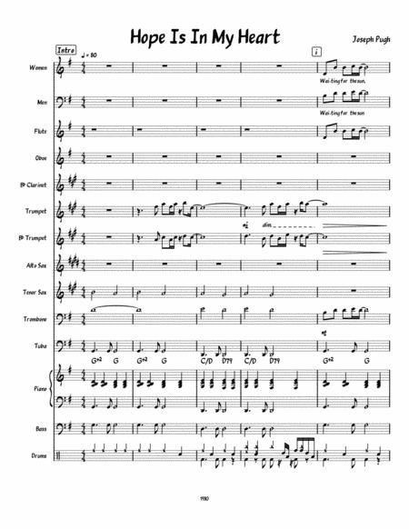 Hope Is In My Heart Sheet Music