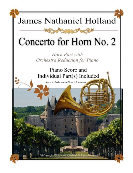 Horn Concerto No 2 Horn Part And Piano Orchestra Reduction Sheet Music