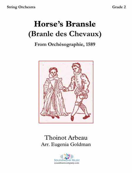Free Sheet Music Horses Bransle