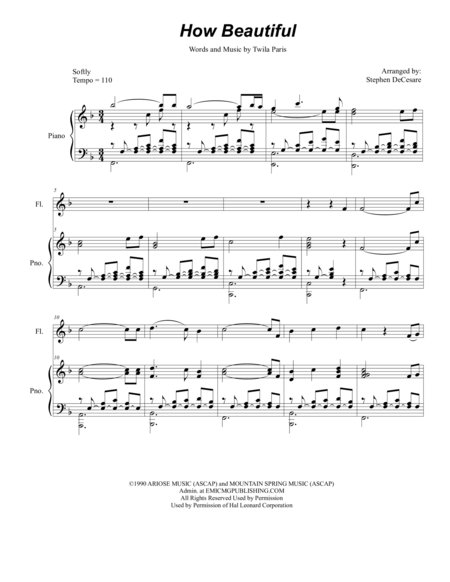 Free Sheet Music How Beautiful For Woodwind Quintet