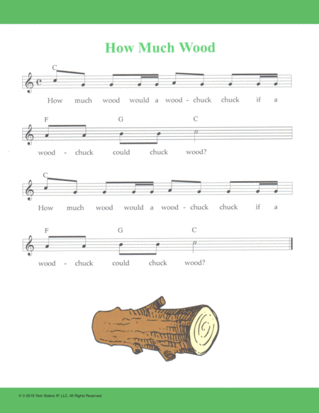 Free Sheet Music How Much Wood