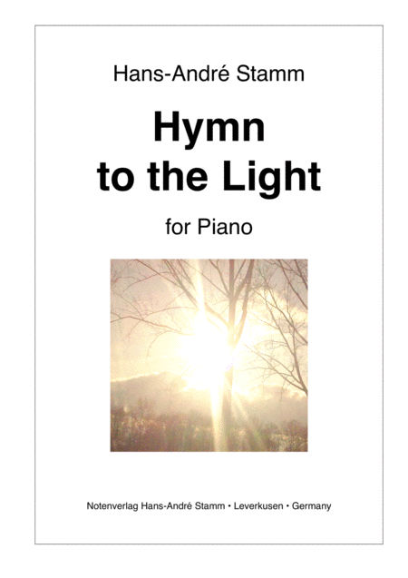 Free Sheet Music Hymn To The Light