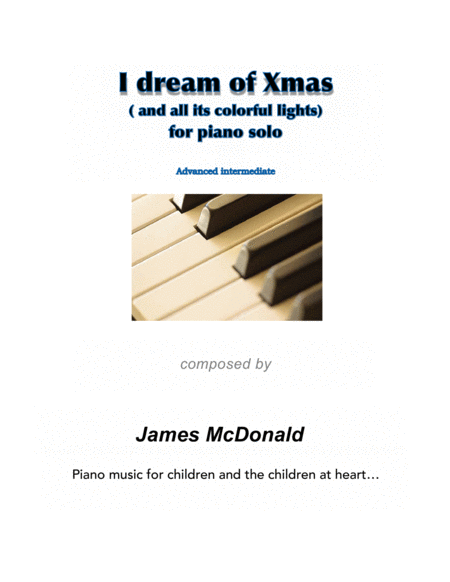 I Dream Of Xmas Sheet Music