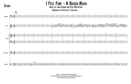 I Feel Fine A Bossa Nova Sheet Music