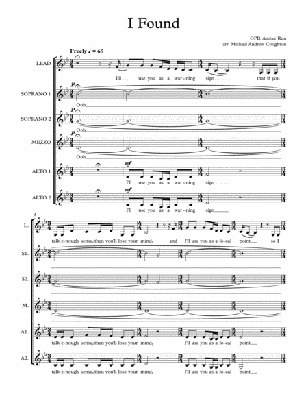 Free Sheet Music I Found