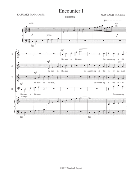 Free Sheet Music I Thou Encounters