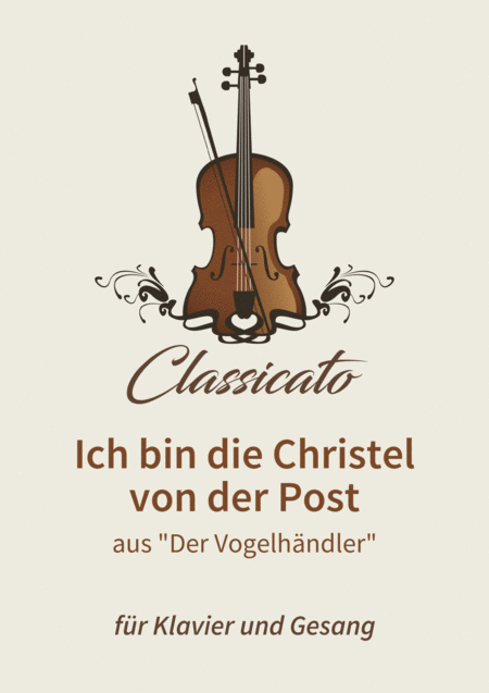 Ich Bin Die Christel Von Der Post Sheet Music