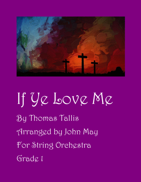 If Ye Love Me String Orchestra Sheet Music