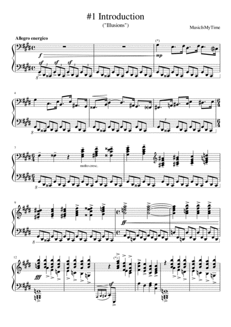 Illusions 1 Introduction Sheet Music