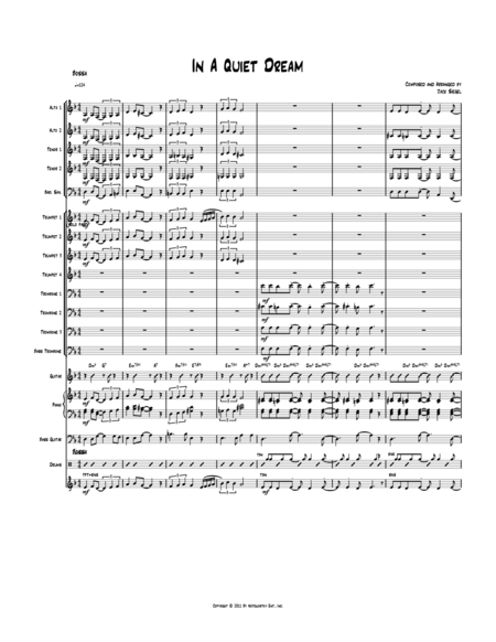 Free Sheet Music In A Quiet Dream