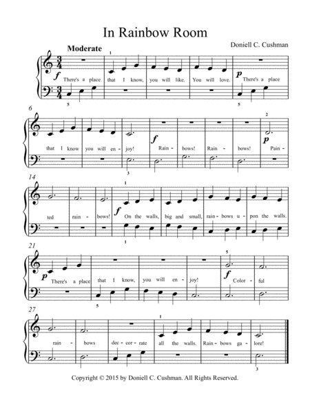 In Rainbow Room Sheet Music