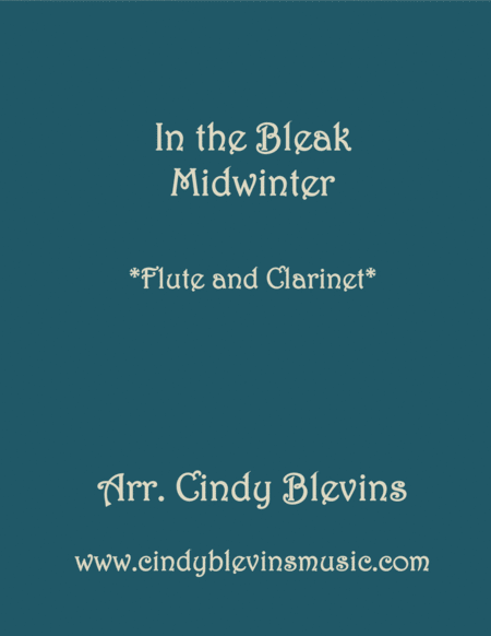 In The Bleak Midwinter For Flute And Clarinet Sheet Music