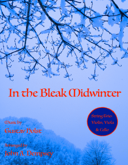 Free Sheet Music In The Bleak Midwinter String Trio