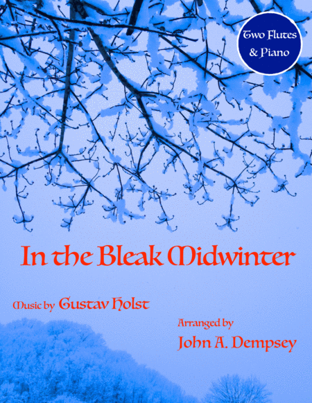 In The Bleak Midwinter Trio For Two Flutes And Piano Sheet Music