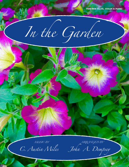 Free Sheet Music In The Garden Trio For Flute Violin And Piano