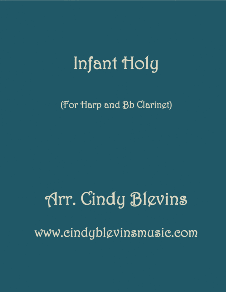Infant Holy Arranged For Harp And Bb Clarinet Sheet Music