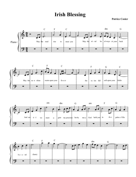 Irish Blessing Sheet Music