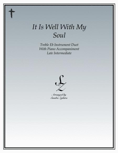 It Is Well With My Soul Eb Instrument Duet Sheet Music