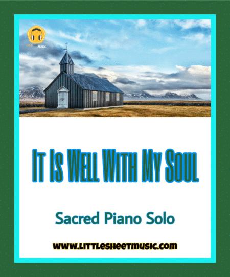 It Is Well With My Soul Sacred Piano Solo Sheet Music