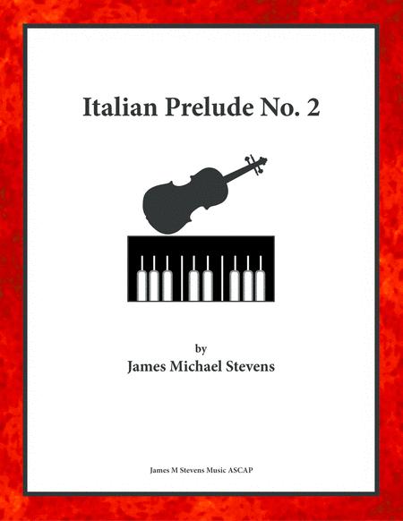 Free Sheet Music Italian Prelude No 2 Violin Piano