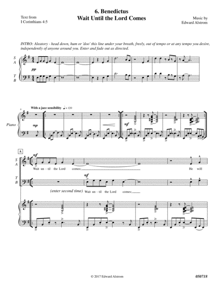 Free Sheet Music Ite Missa Est Wait Until The Lord Comes