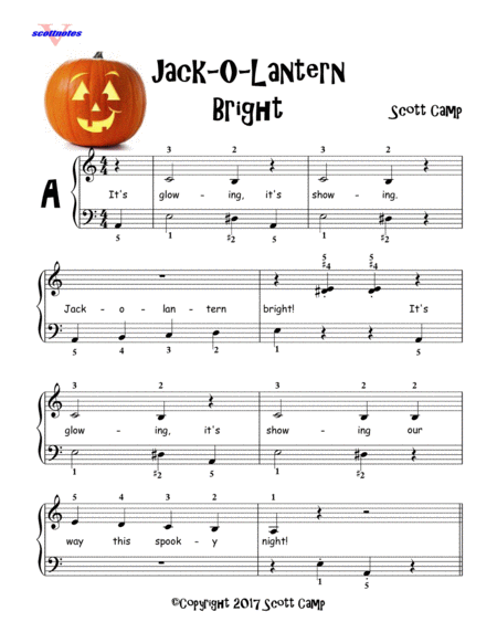 Jack O Lantern Bright Sheet Music