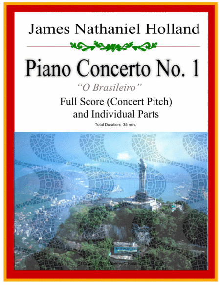 Jazz Brazilian Piano Concerto No 1 In Three Movements Full Score And Individual Parts Sheet Music