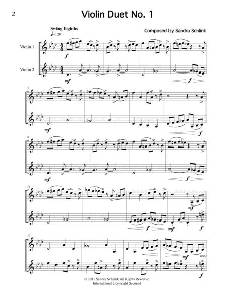 Jazz Violin Duets Book 1 Sheet Music